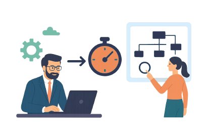 Image illustrant l'automatisation de tâches